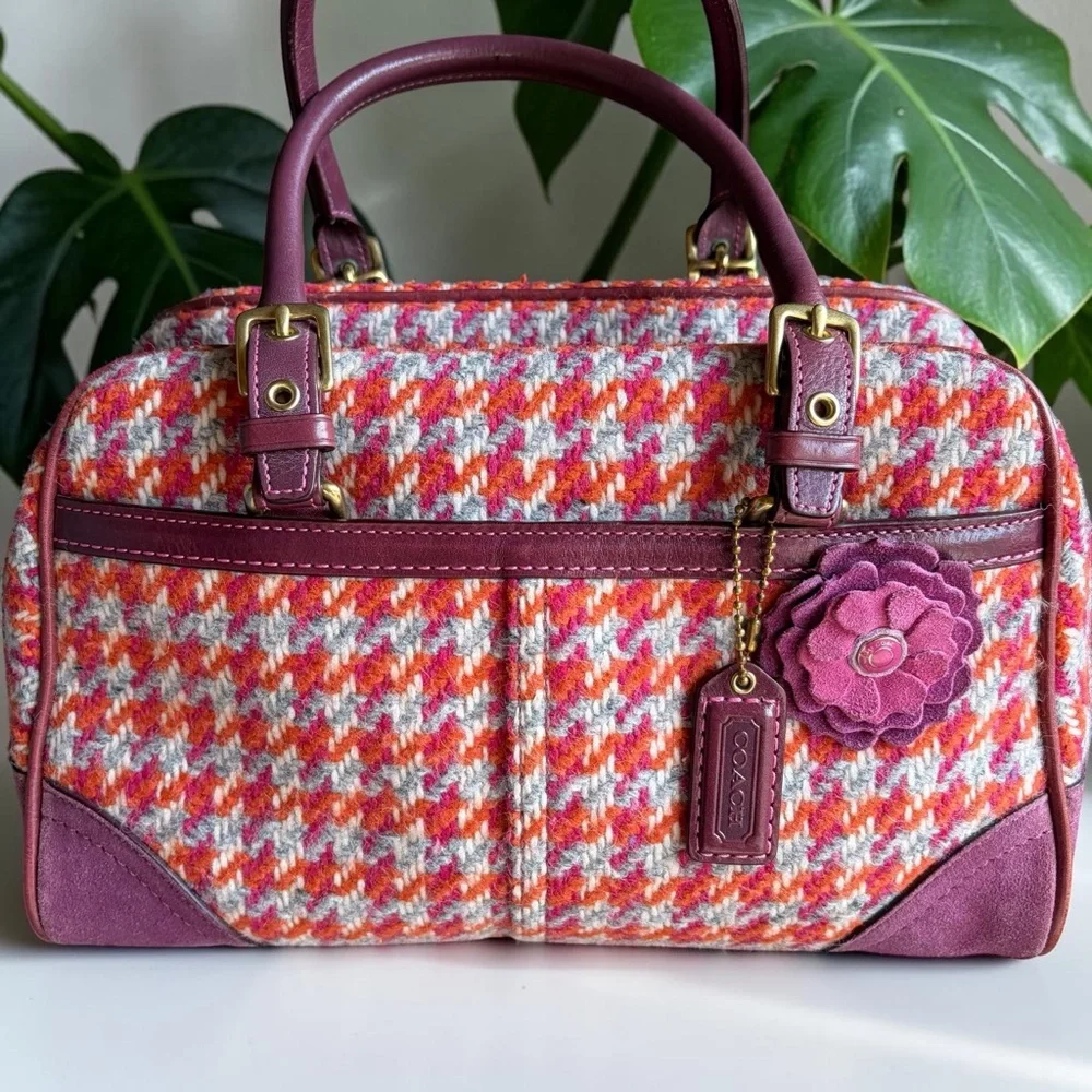 Coach Vintage Satchel - Tweed - Picture 2 of 8